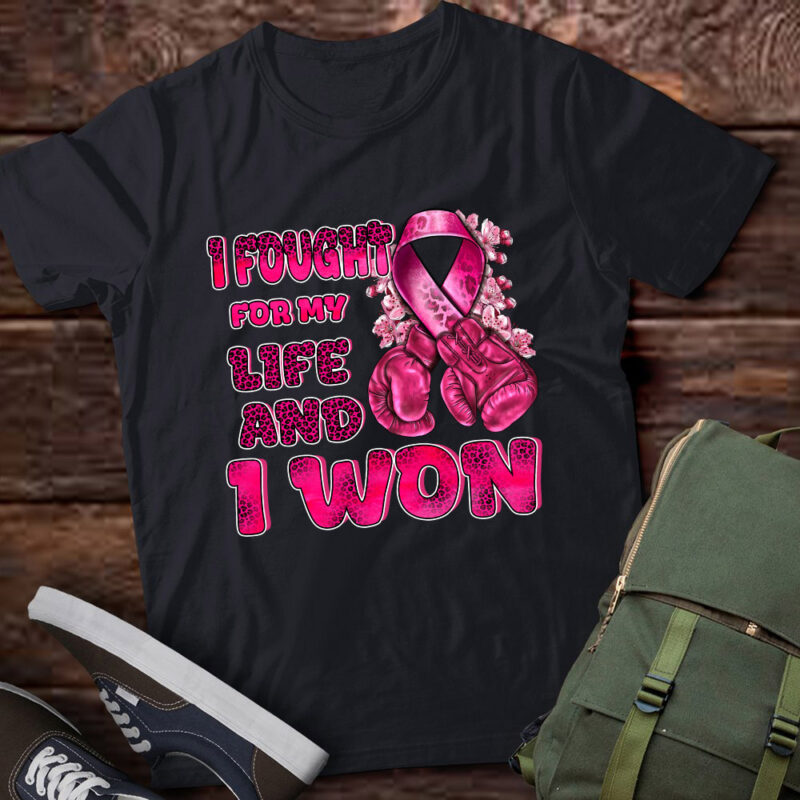 I Fought For My Life And I Won Breast Cancer Gloves Boxing lts-d