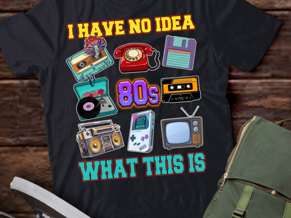 I have no idea what this is kids 70s 80s 90s theme outfit t-shirt ltsp