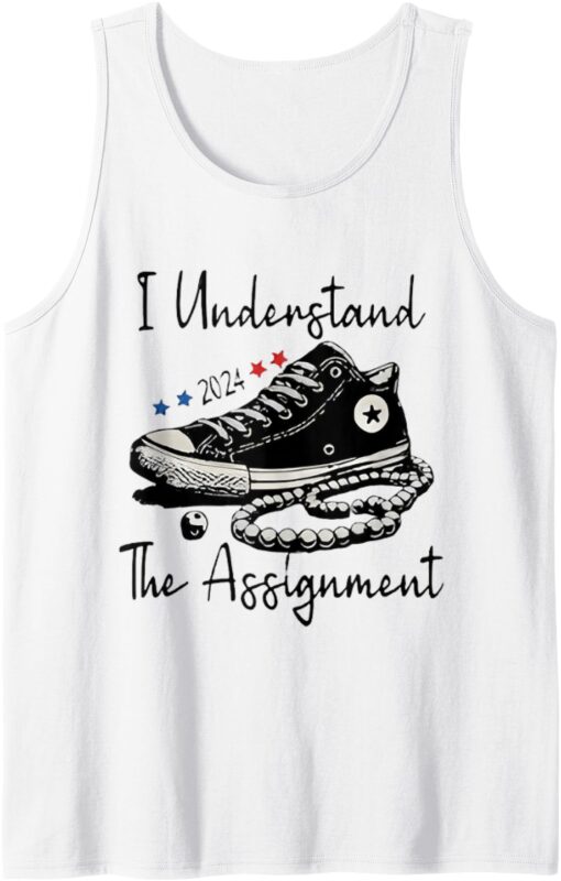 I Understand The Assignment Vote Blue rally Kamala 2024 Tank Top