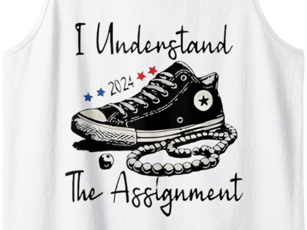 I understand the assignment vote blue rally kamala 2024 tank top t shirt design for sale