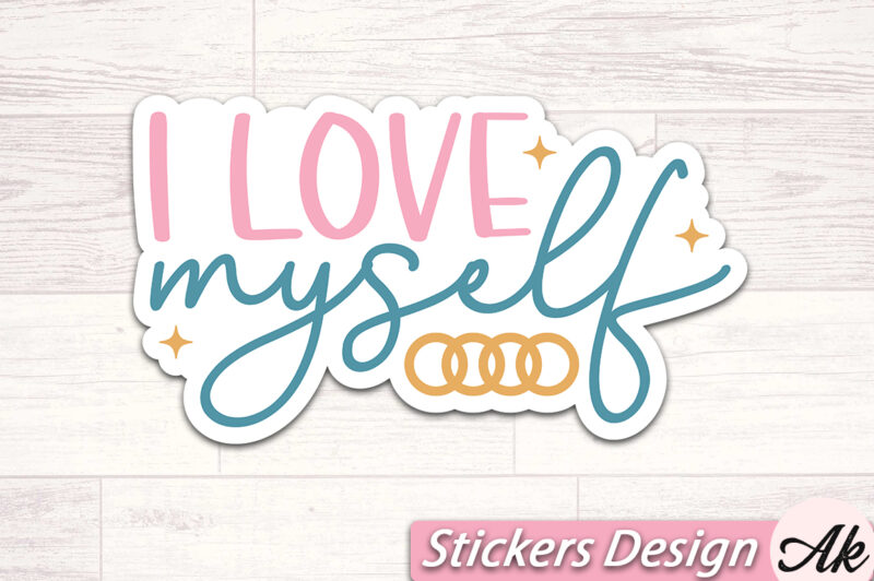 I love myself Stickers