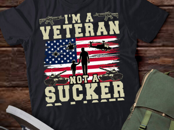 I’m veteran not a sucker or a loser t-shirt ltsp