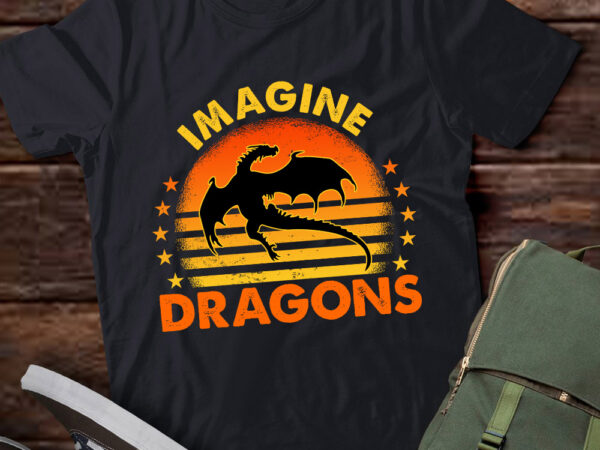 Imagine magical and mythical fantasy dragons boys girls t-shirt ltsp