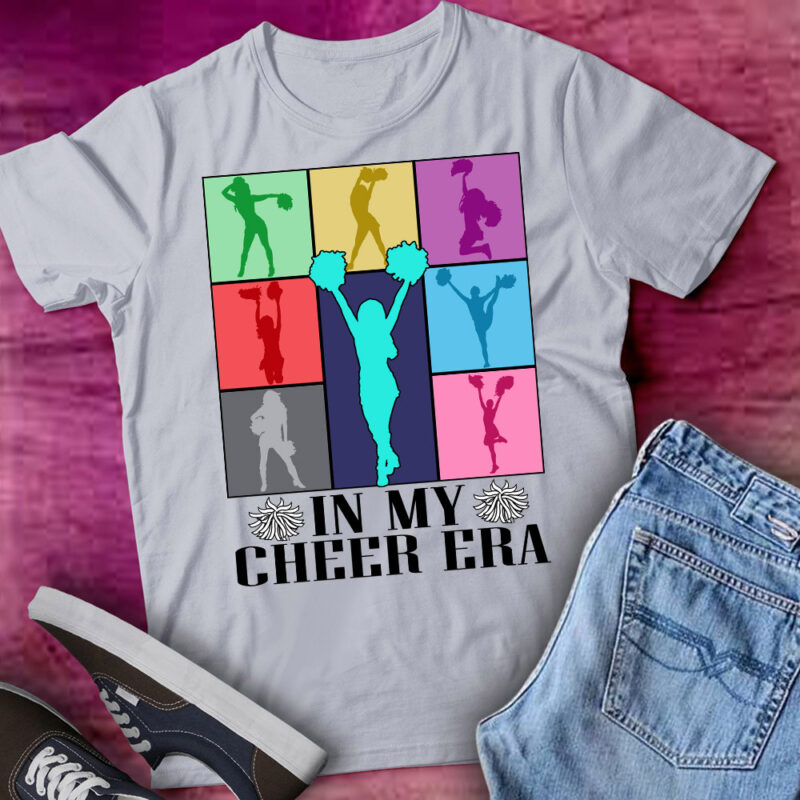 In My Cheer Era Cheer Leader Cheering Leadering Girls T-Shirt ltsp