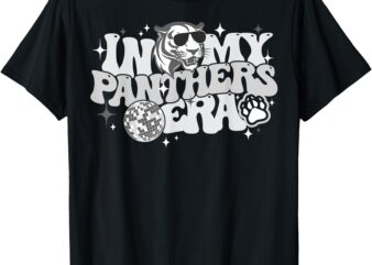 In My Panthers Era Back to School Mascot Spirit Pride Game T-Shirt