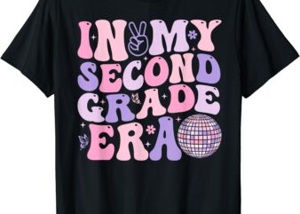 In My Second Grade Era Shirt Back to School Teacher Kids T-Shirt