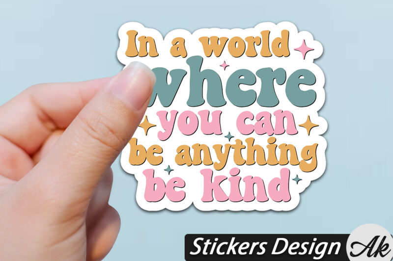 Kindness Stickers SVG Bundle