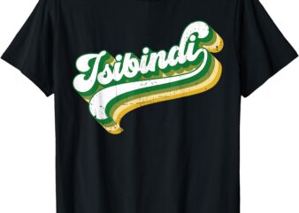 Isibindi – Colorful Groovy Retro Style School Spirit Wear T-Shirt