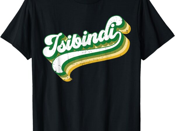 Isibindi – colorful groovy retro style school spirit wear t-shirt