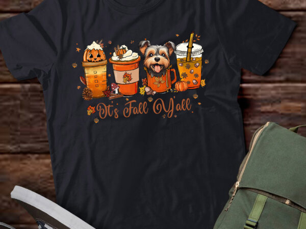 It’s fall y’all japanese chin coffee pumpkin spice autumn t-shirt