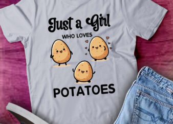 Just A Girl Who Loves Potato Vegan Vegetable Lover Gift lts-d