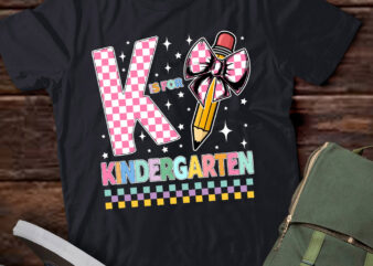 K Is For Kindergarten Teacher Coquette Bow Back to School lts-d