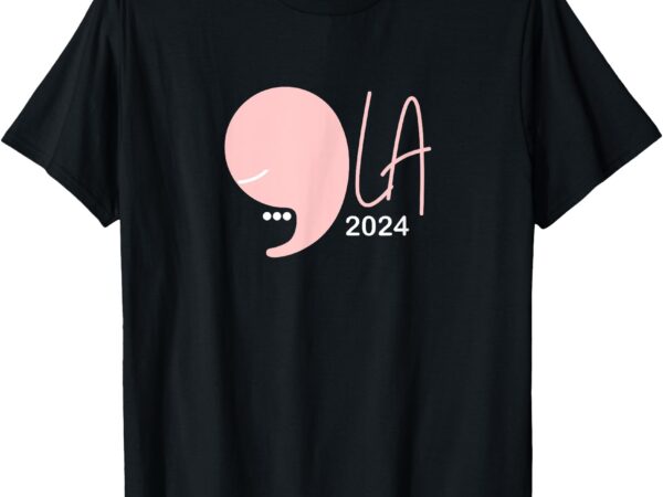 Kamala harris comma la pearls t-shirt