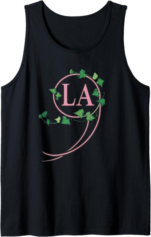 Kamala Harris 2024 President Comma La Ivy Pink and Green Tank Top