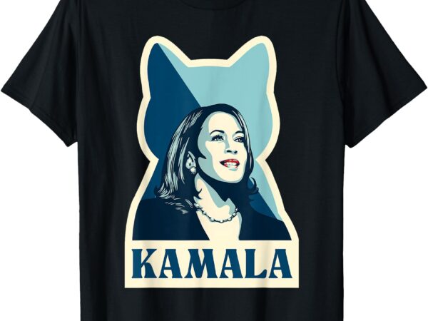 Kamala harris cat lady election 2024 vote for kamala t-shirt