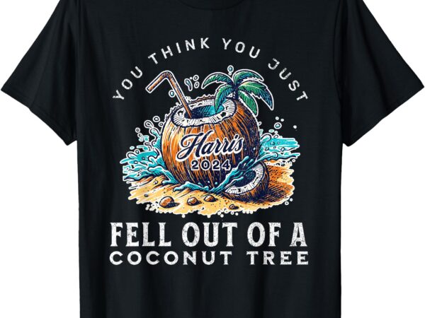 Kamala harris, coconut tree, harris for president, election t-shirt