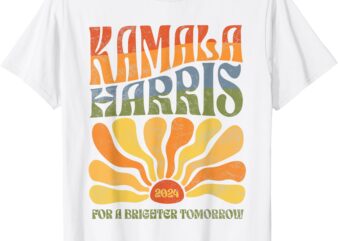 Kamala Harris For A Brighter Tomorrow 2024 Boho Aesthetic T-Shirt