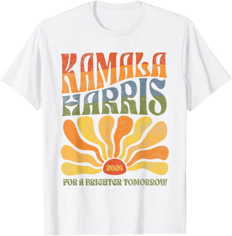 Kamala Harris For A Brighter Tomorrow 2024 Boho Aesthetic T-Shirt