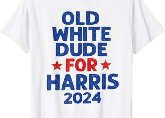 Kamala Harris Old White Dudes For Harris Men Funny Political T-Shirt