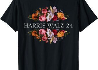 Kamala Harris Tim Walz 24 Women Girls T-Shirt