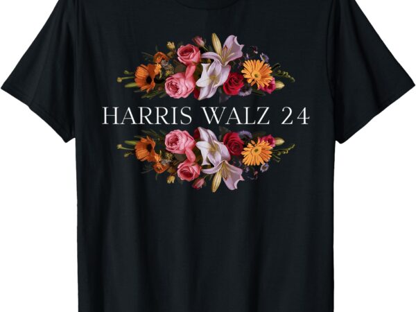 Kamala harris tim walz 24 women girls t-shirt