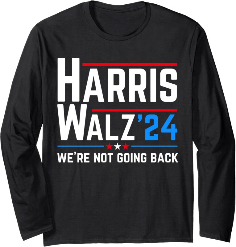 Kamala Harris Tim Walz Waltz Election Vote 2024 Long Sleeve T-Shirt