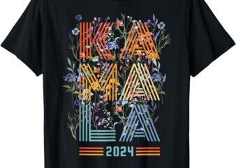 Kamala Vintage Floral Feminine First Female President T-Shirt