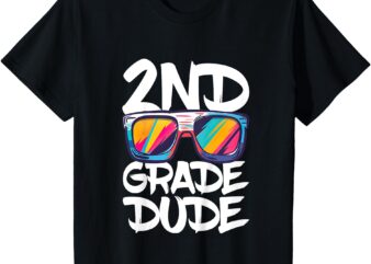 Kids 2nd Grade Dude Shirt Back To School Second Grade Boy Girl T-Shirt