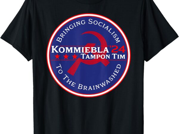 Kommiebla tampon tim ’24, political satire t-shirt