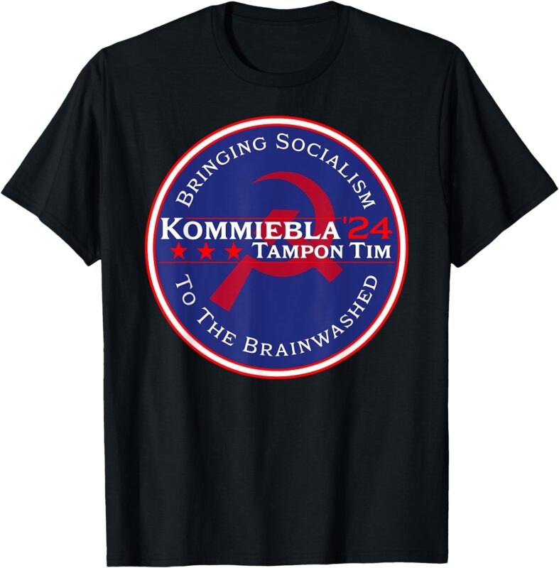 Kommiebla Tampon Tim ’24, Political Satire T-Shirt