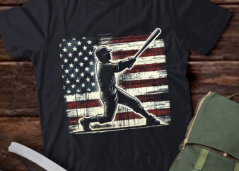 LT258 American Flag Baseball Gift For Baseball Lover