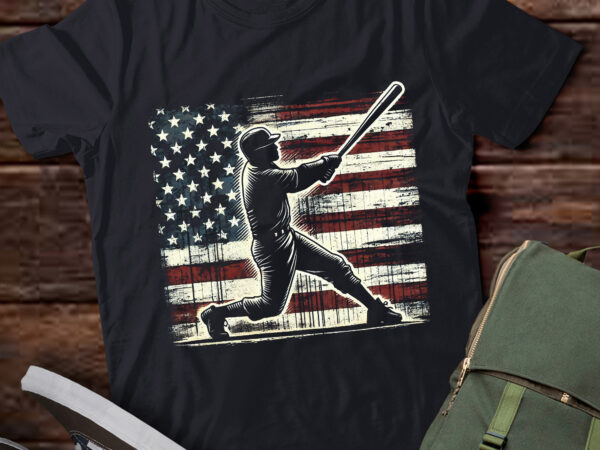 Lt258 american flag baseball gift for baseball lover t shirt vector graphic