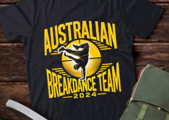 LT268 Australian Breakdance Team 2024 Funny Meme t shirt vector graphic