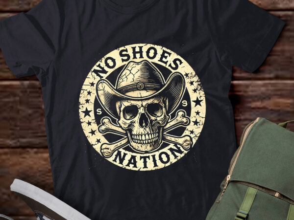 Lt271 vintage cowboy no shoes no nation funny sayings t shirt vector graphic