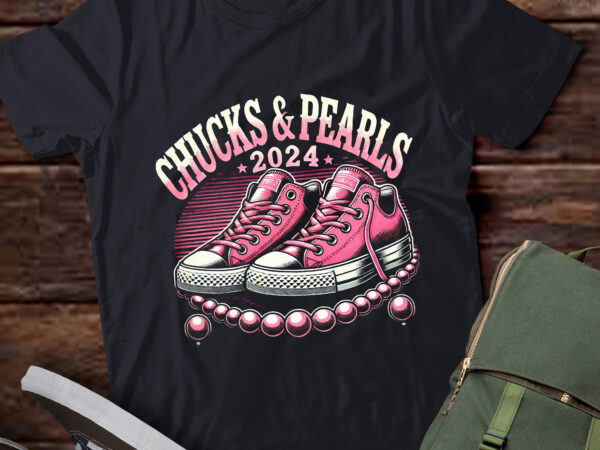 Lt277 chucks and pearls 2024 kamala for president t shirt vector graphic