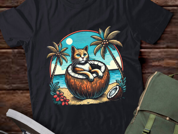 Lt278 cat lady coconut tree vote election t shirt vector graphic