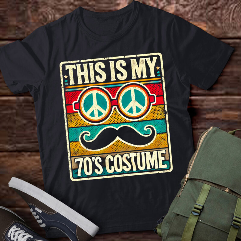 LT283 This Is My 70s Costume Men 70’s Disco 1970s Outfit