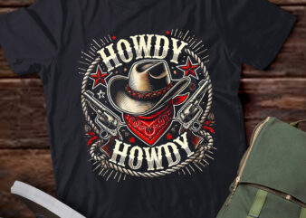 LT289 Howdy Shirt – Cowboy Black Polyester & Cotton