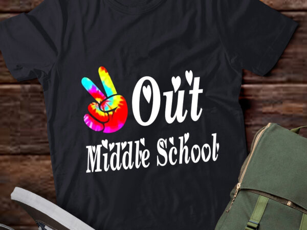 Lt301 out middle groovy graduation of school middle t shirt vector graphic