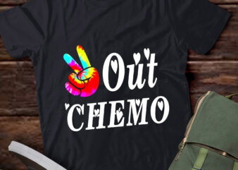 LT302 Peace-Out Chemo Chemo End Chemotherapy Cancer t shirt vector graphic