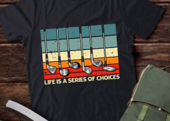 Life Is A Series Of Choices Golf Player Golfing Putter Par lts-d