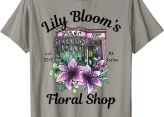 Lily Blooms Floral Shop It-Starts-With Us Bookish T-Shirt