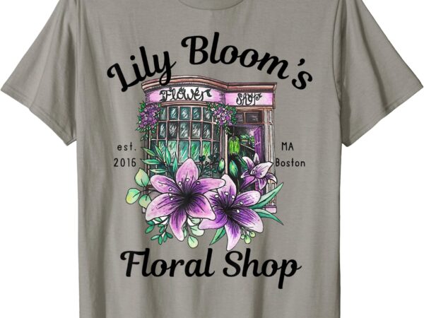 Lily blooms floral shop it-starts-with us bookish t-shirt