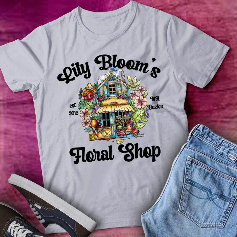 Lily Blooms Floral Shop It-Starts-With Us Bookish T-Shirt ltsp