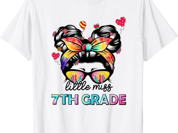 Little miss seventh grade back to school 7th grade girls t-shirt