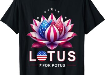 Lotus for Potus Kamala Harris 2024 President Trend Election T-Shirt