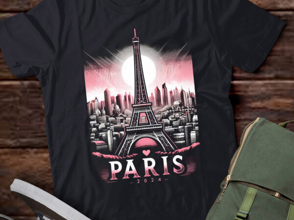 M396 love paris girls women’s cute 2024 eiffel tower t shirt designs for sale