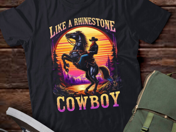 M402 like rhinestones cowboy vintage western horses riding t shirt designs for sale