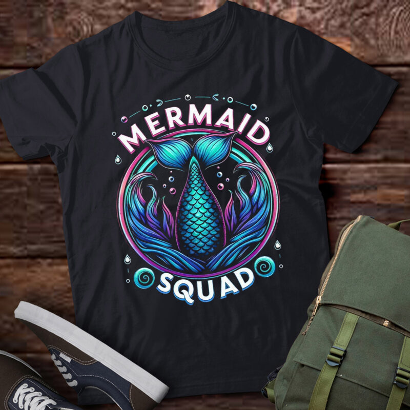 M415 Mermaid Squad Party Girls Women Mermaid