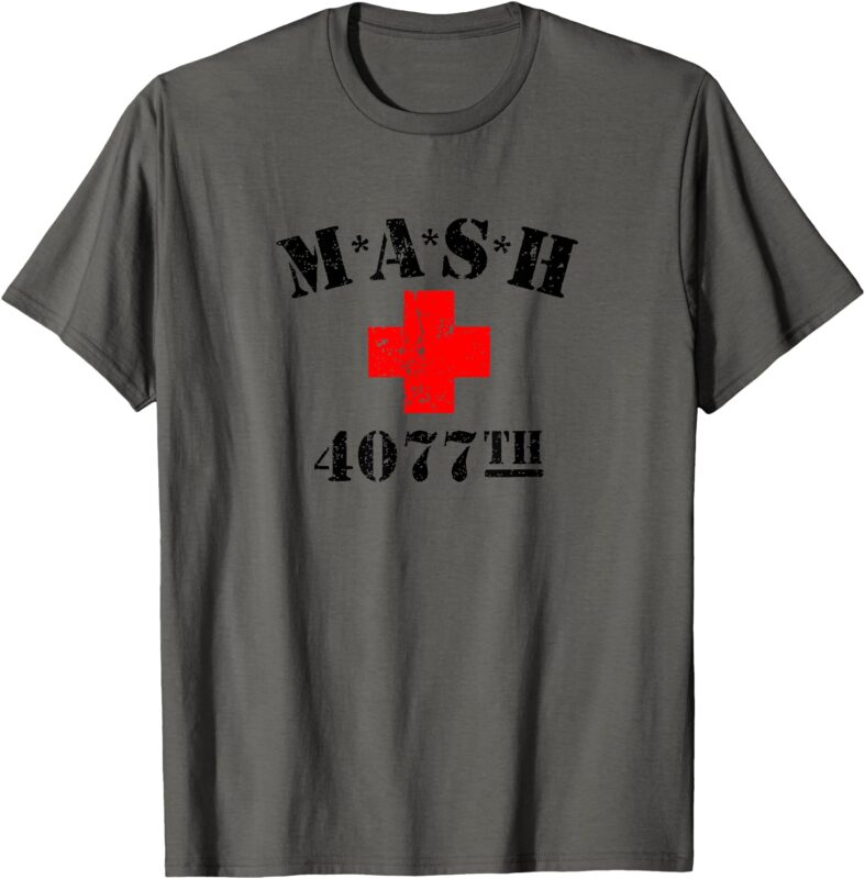 MASH 4077 Distressed T-Shirt